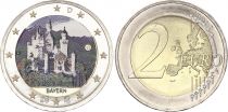 Allemagne 2 Euros - Bavière - Colorisée - K (Karlsruhe) - 2012