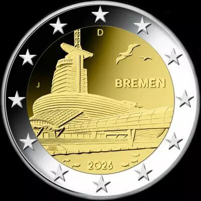 Allemagne 2 Euros - Bremen - Allemagne 2026 UNC