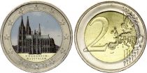 Allemagne 2 Euros - Cathédrale de Cologne - Colorisée - J Hambourg - 2011