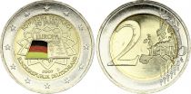 Allemagne 2 Euros - Traité de Rome - Colorisée - D (Munich) - 2007
