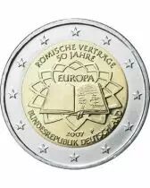Allemagne 2 Euros Commémo. Allemagne 2007 - Traité de Rome