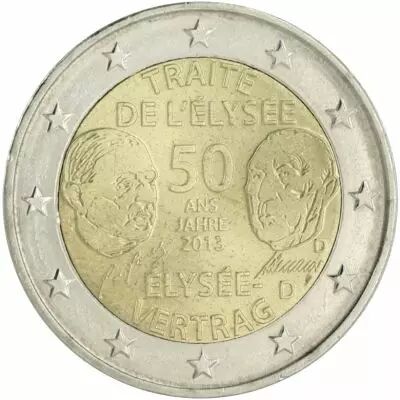 Allemagne 2 Euros Comm�mo. Allemagne 2013 - Trait� de l\'Elys�e