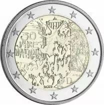 Allemagne 2 Euros Comm&eacute;mo. Allemagne 2019 - 30 ans du Chute de Mur de Berlin