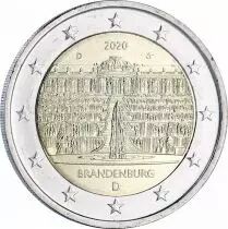 Allemagne 2 Euros Comm&eacute;mo. Allemagne 2020 - Brandebourg - Palais de Sanssouci