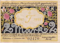 Allemagne 2 Mark - Forstenberg - Notgeld - 1921
