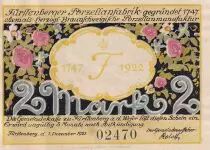 Allemagne 2 Mark - Forstenberg - Notgeld - 1921