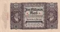 Allemagne 2 Millionen Mark  - 1923 - S&eacute;rie 580342