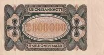 Allemagne 2 Millionen Mark  - 1923 - S&eacute;rie 580342