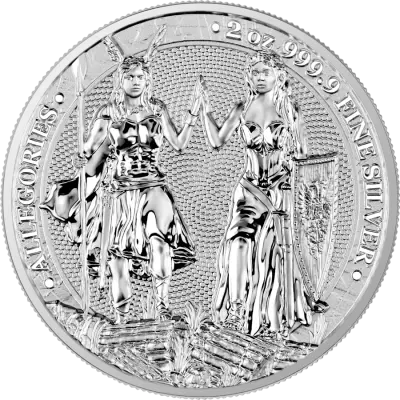 Allemagne 2 ONCES BULLION ARGENT GALIA & GERMANIA 2023 - LES GRANDES FIGURES ALL�GORIQUES