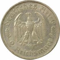 Allemagne 2 Reichsmark Argent, Friedrich Schiller - 1934 F Stuttgart