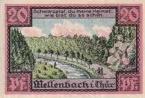 Allemagne 20 Pfennig - Mellenbach - Notgeld - 1921
