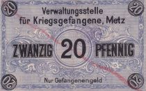Allemagne 20 Pfennig - Ville de Metz - 1917