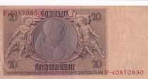 Allemagne 20 Reichsmark - Werner Von Siemens - 1929 - Série F