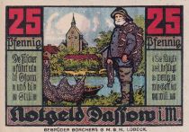 Allemagne 25 Pfennig - Dassow - Notgeld - 1922
