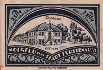Allemagne 25 Pfennig - Furstenau - Notgeld - 1921