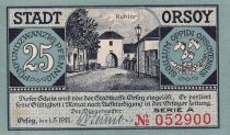 Allemagne 25 Pfennig - Orsoy - Notgeld - 1921