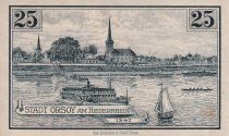 Allemagne 25 Pfennig - Orsoy - Notgeld - 1921