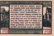 Allemagne 25 Pfennig - Pösseneck - Notgeld - 1921