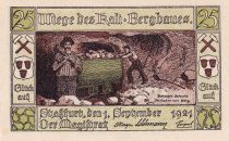 Allemagne 25 Pfennig - Stassfurt - Notgeld - 1921