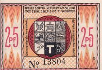 Allemagne 25 Pfennig - Steinfeld - Notgeld - 1920