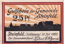 Allemagne 25 Pfennig - Steinfeld - Notgeld - 1920