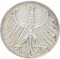 Allemagne 5 Mark Aigle Impérial - 1959