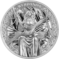 Allemagne 5 mark Les nornes 2026 - Werdanda 1 once Argent BU