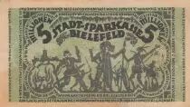 Allemagne 5 Millionen Mark - Etat de Bielefeld - 11-08-1923