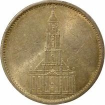 Allemagne 5 Reichsmark Argent, Eglise de Potsdam - 1934 F Stuttgart