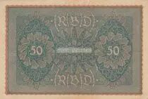 Allemagne 50 Mark - Portrait de femme - 1919 - Reihe 2 - TTB