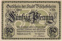 Allemagne 50 Pfennig - Bischolsheim v. Rhön - Notgeld - 1921