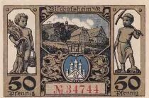 Allemagne 50 Pfennig - Bischolsheim v. Rh&ouml;n - Notgeld - 1921