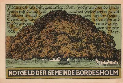 Allemagne 50 Pfennig - Bordesholm - 1921 - Notgeld
