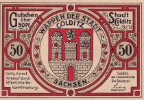 Allemagne 50 Pfennig - Colditz - L - Notgeld - 1921