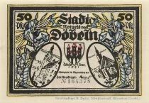 Allemagne 50 Pfennig - D&ouml;beln - 1921 - Notgeld