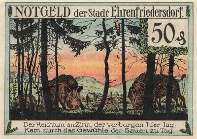Allemagne 50 Pfennig - Ehrenfriedersdorf - 1921 - Notgeld