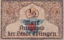Allemagne 50 Pfennig - Esslingen - Notgeld - 1921