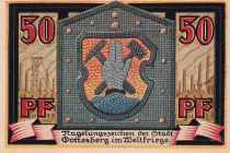 Allemagne 50 Pfennig - Gottesberg - Notgeld - 1921