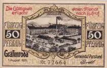 Allemagne 50 Pfennig - Gr&auml;fenroda - Notgeld - 1921
