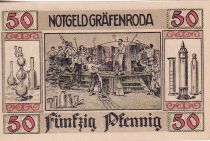 Allemagne 50 Pfennig - Gräfenroda - Notgeld - 1921