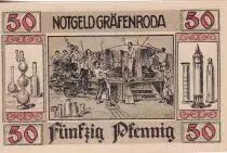Allemagne 50 Pfennig - Gr&auml;fenroda - Notgeld - 1921