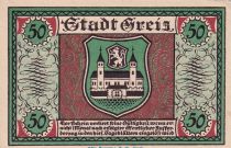 Allemagne 50 Pfennig - Greiz - Notgeld - 1921