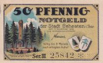 Allemagne 50 Pfennig - Lehesten - Notgeld - 1920