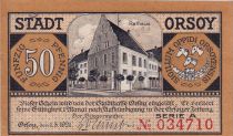 Allemagne 50 Pfennig - Orsoy - Notgeld - 1921