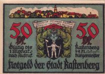 Allemagne 50 Pfennig - Rastenberg - Notgeld - 1921