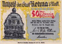 Allemagne 50 Pfennig - Rehna - Notgeld - 1921
