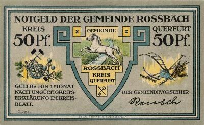 Allemagne 50 Pfennig - Rossbach - Notgeld