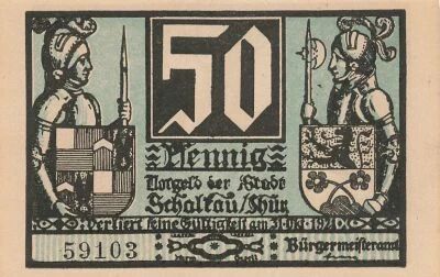 Allemagne 50 Pfennig - Schalkau - Notgeld