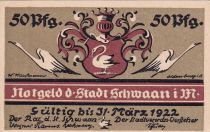 Allemagne 50 Pfennig - Schwaan - Notgeld - 1922