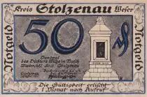 Allemagne 50 Pfennig - Stolzenau an der Weser - Notgeld - 1921